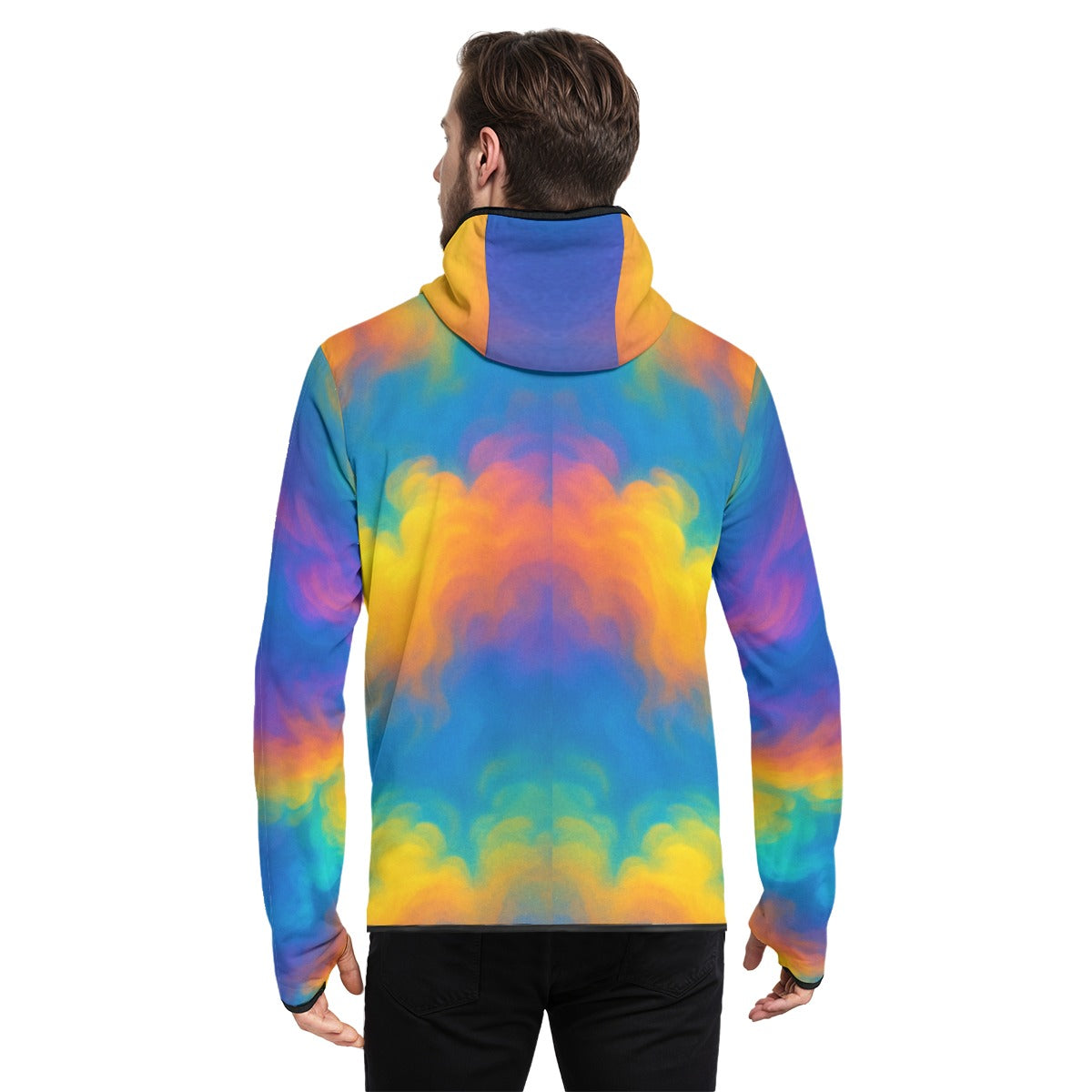 Men's Stylish Hoodie with Thumb Hole Design