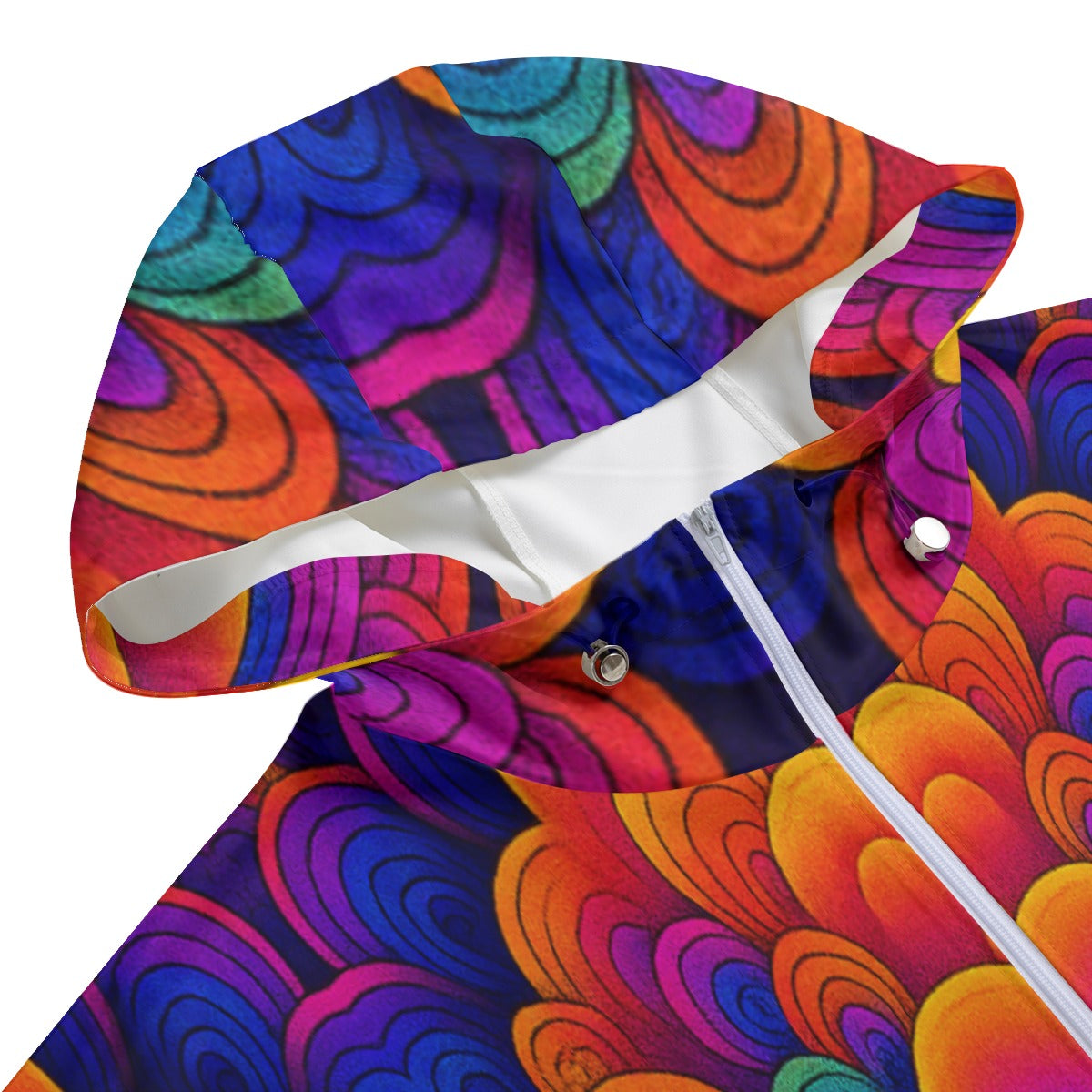 Unisex Pullover Jacket With Zipper Closure