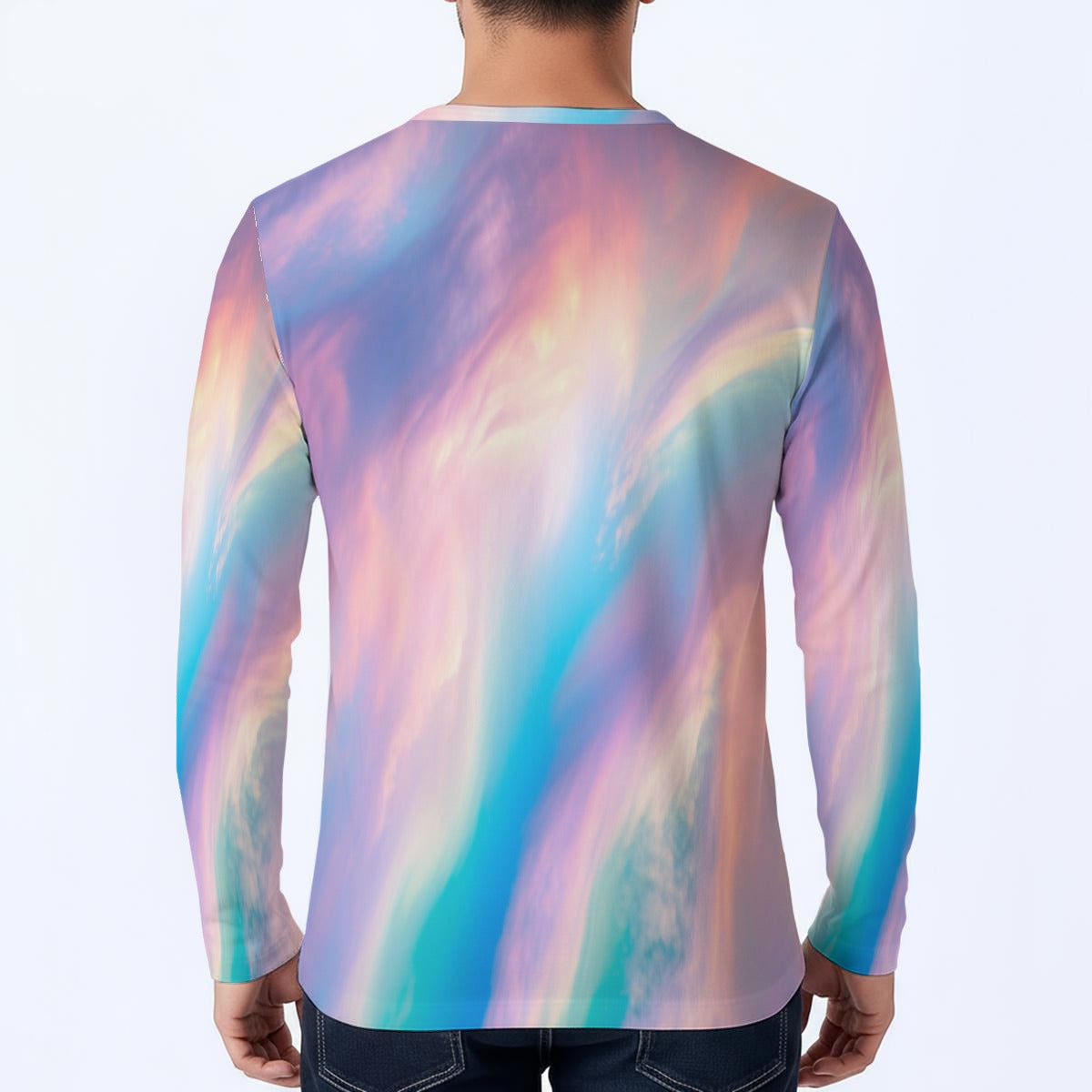 Men's Classic Long-Sleeve Henley Shirt