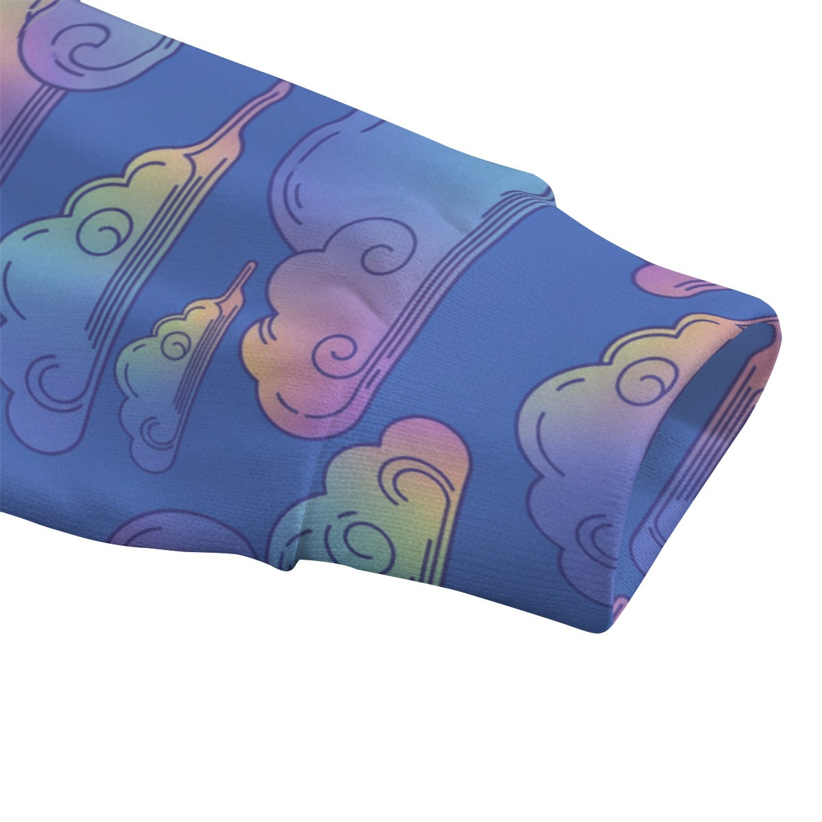 Unisex Drop-shoulder Knitted Fleece Sweater - view 4