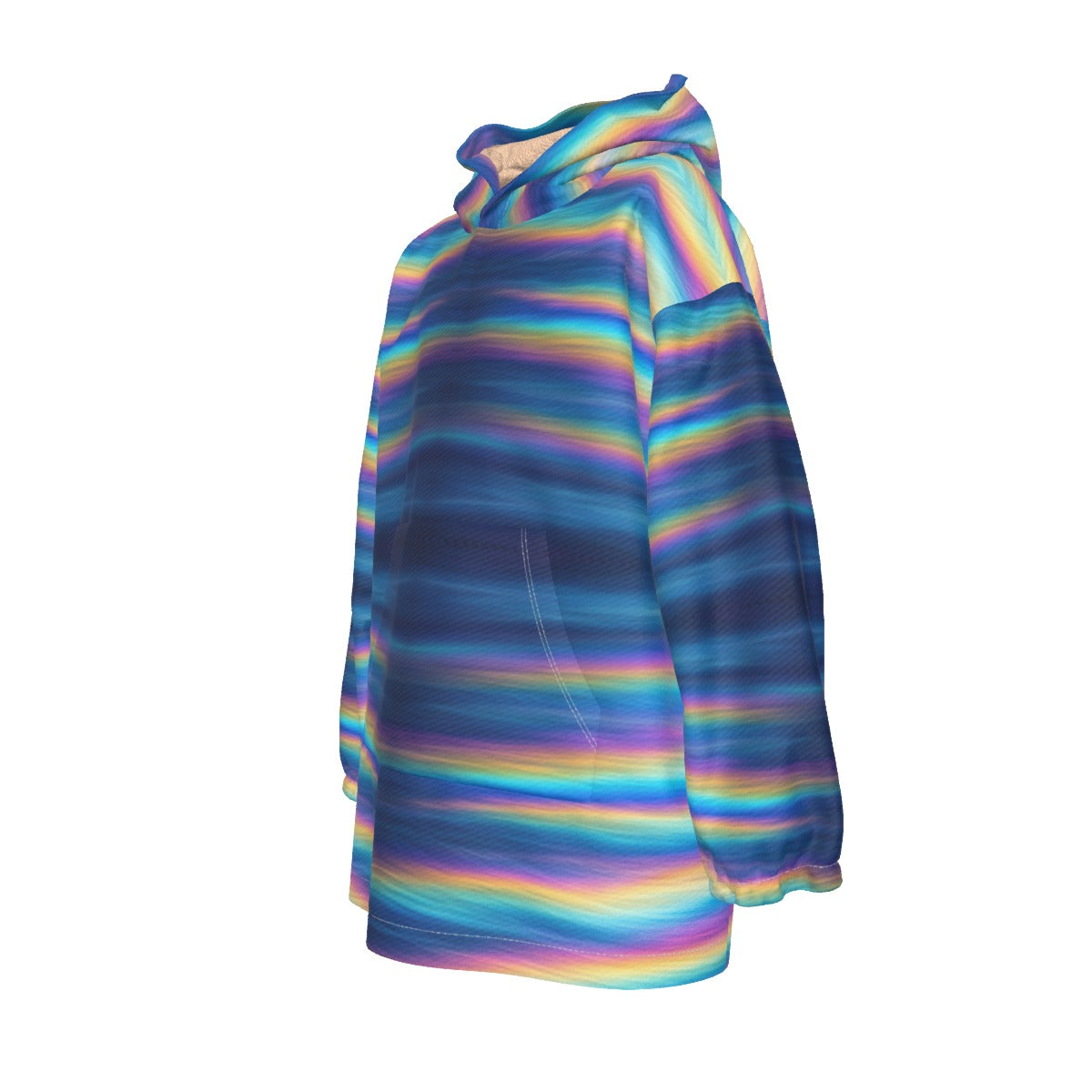 Unisex Kid's Sherpa Fleece Hoodie Blanket