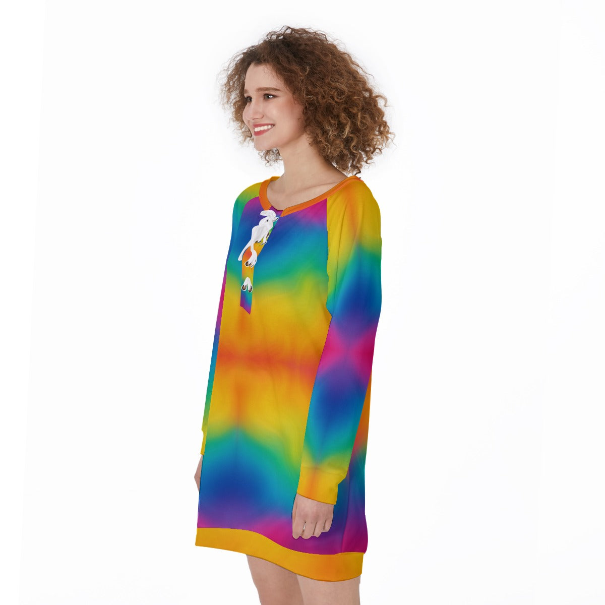 Women's Lace-Up Sweatshirt