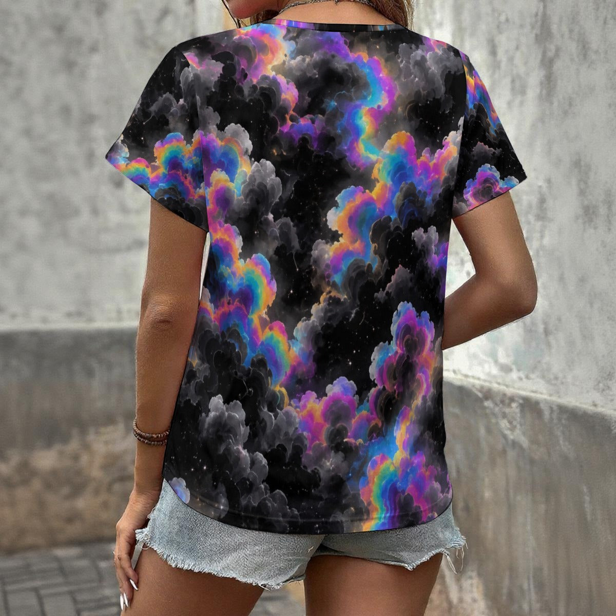 Women's V-neck T-Shirt by O’Nimbus – view 2
