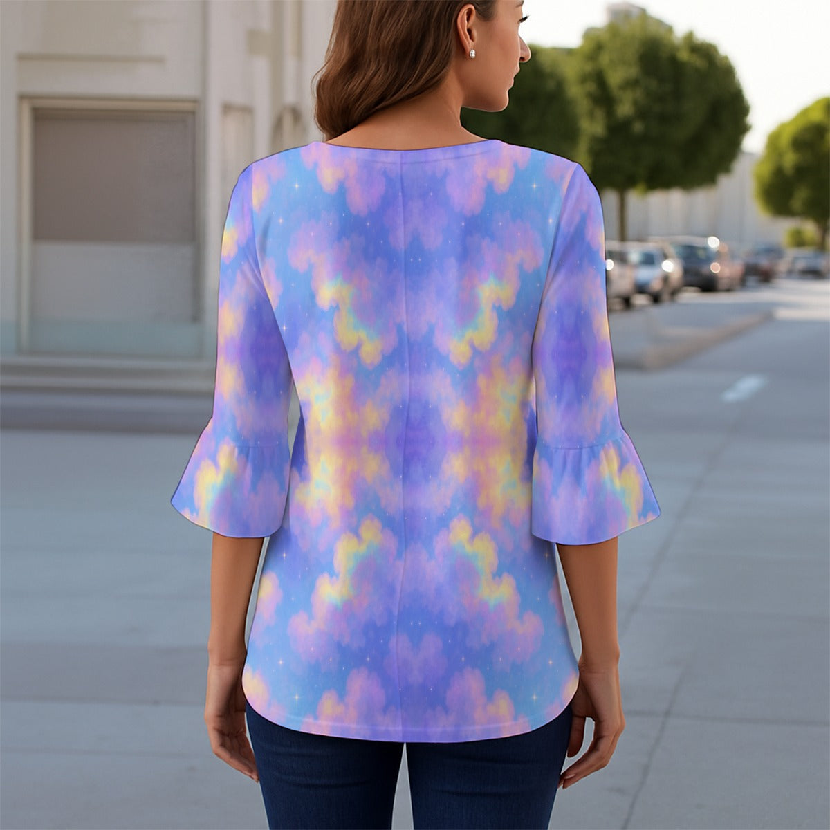 Women's T-shirt With 3/4 Sleeve