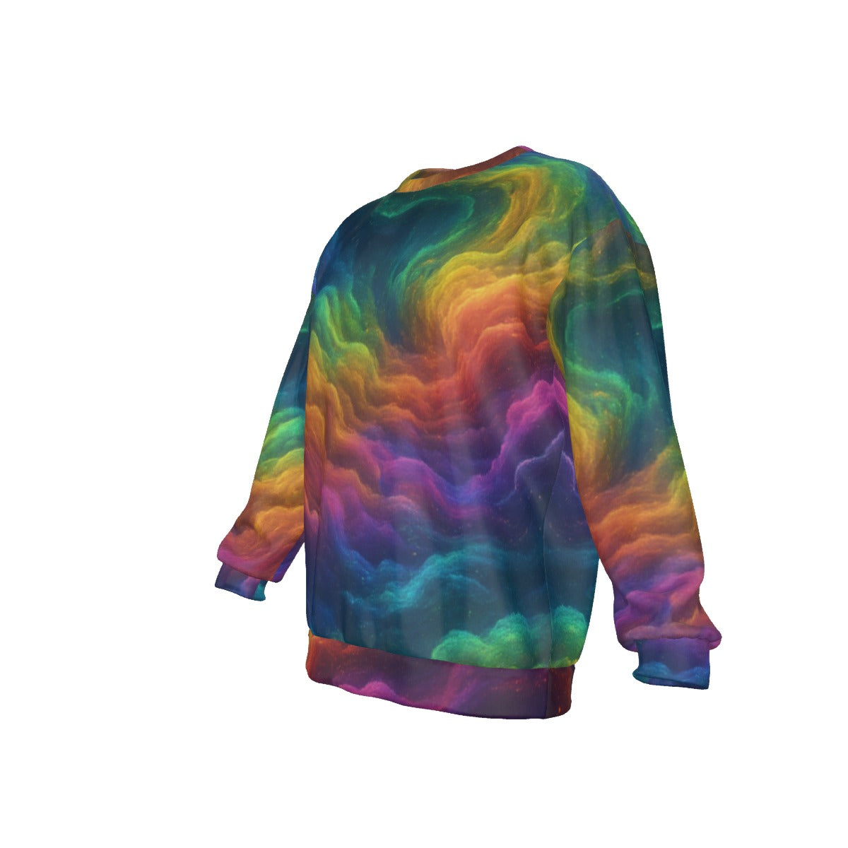 Men's Drop Shoulder Round Neck Long-Sleeved Sweatshirt