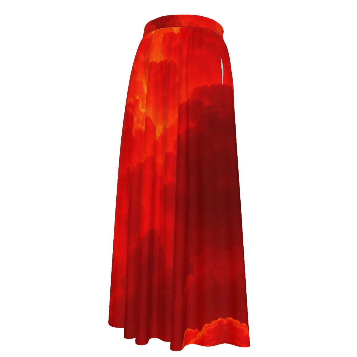 Women's Maxi Chiffon Skirts With Lining