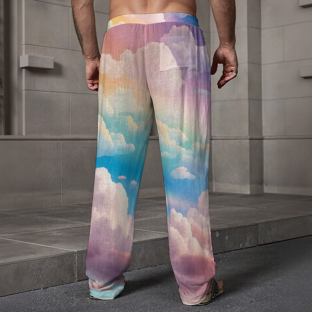 Men's Loose Casual Pants With Pocket