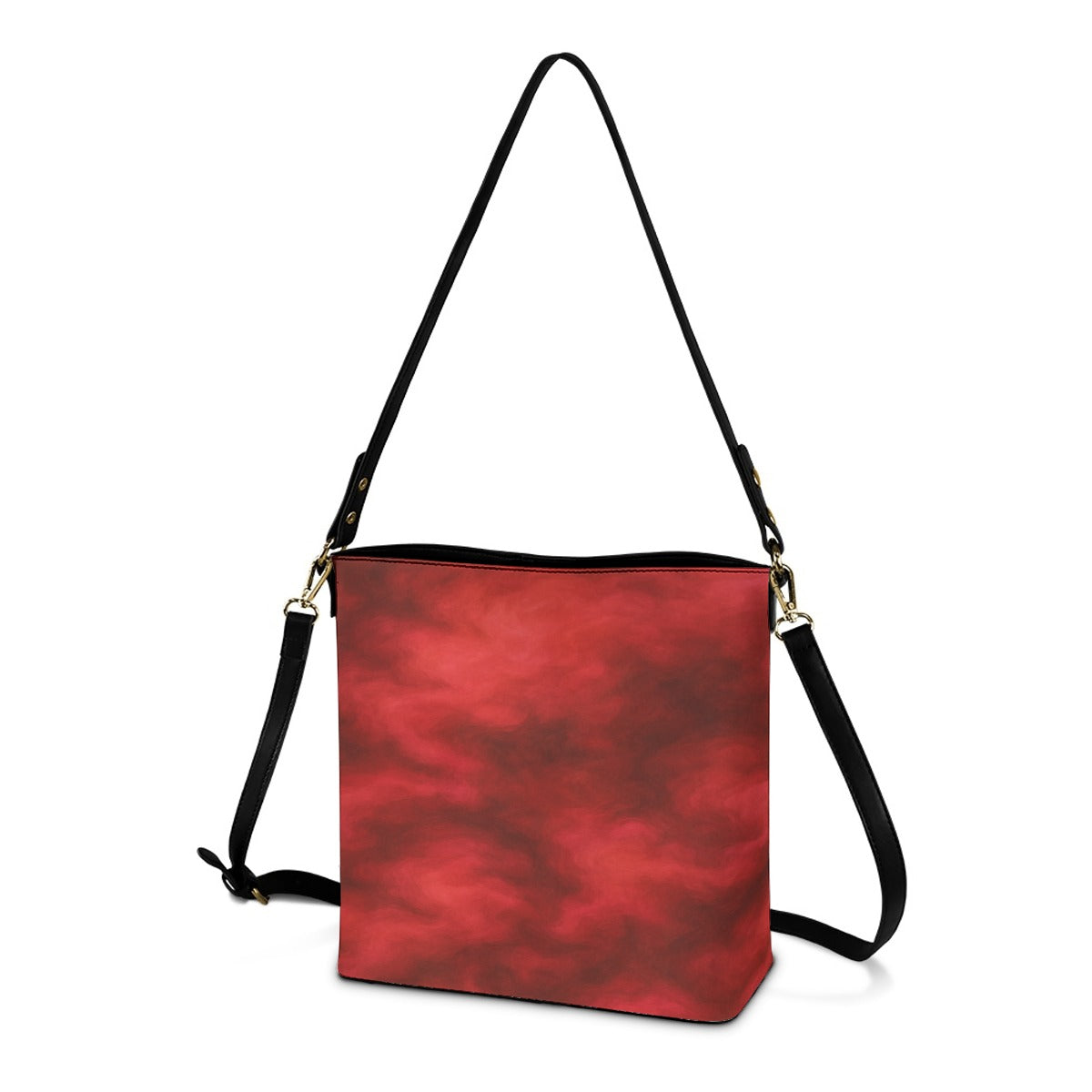 Unisex Minimalist Square Crossbody Bucket Bag