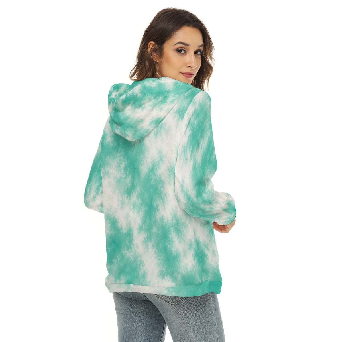 Women’s Borg-Fleece Half-Zip Hoodie - view 4