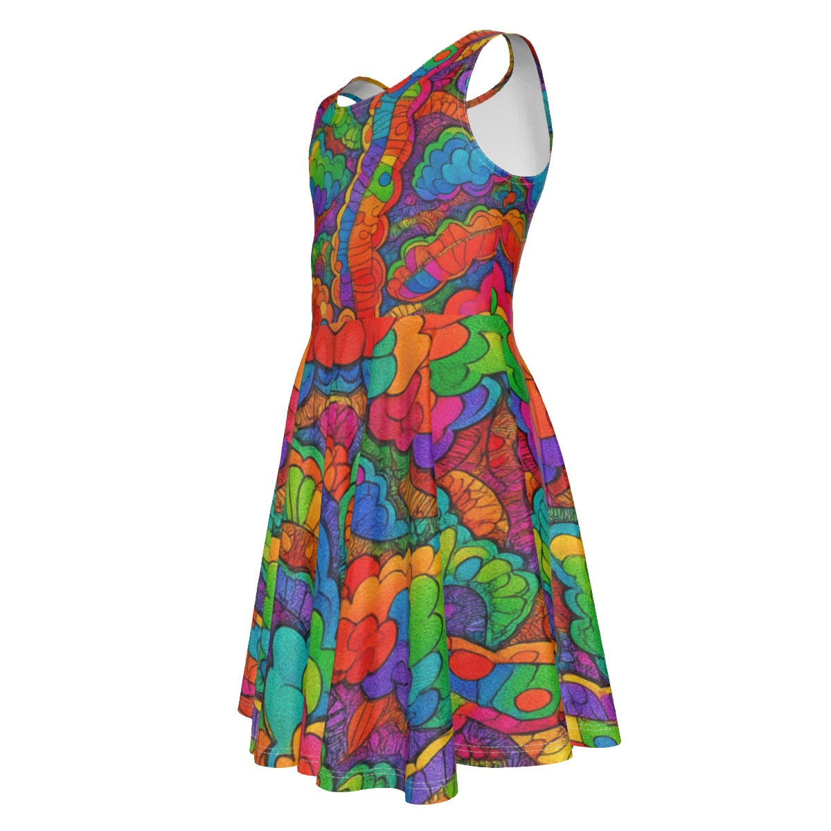Unisex Kid's Sleeveless Vest Dress