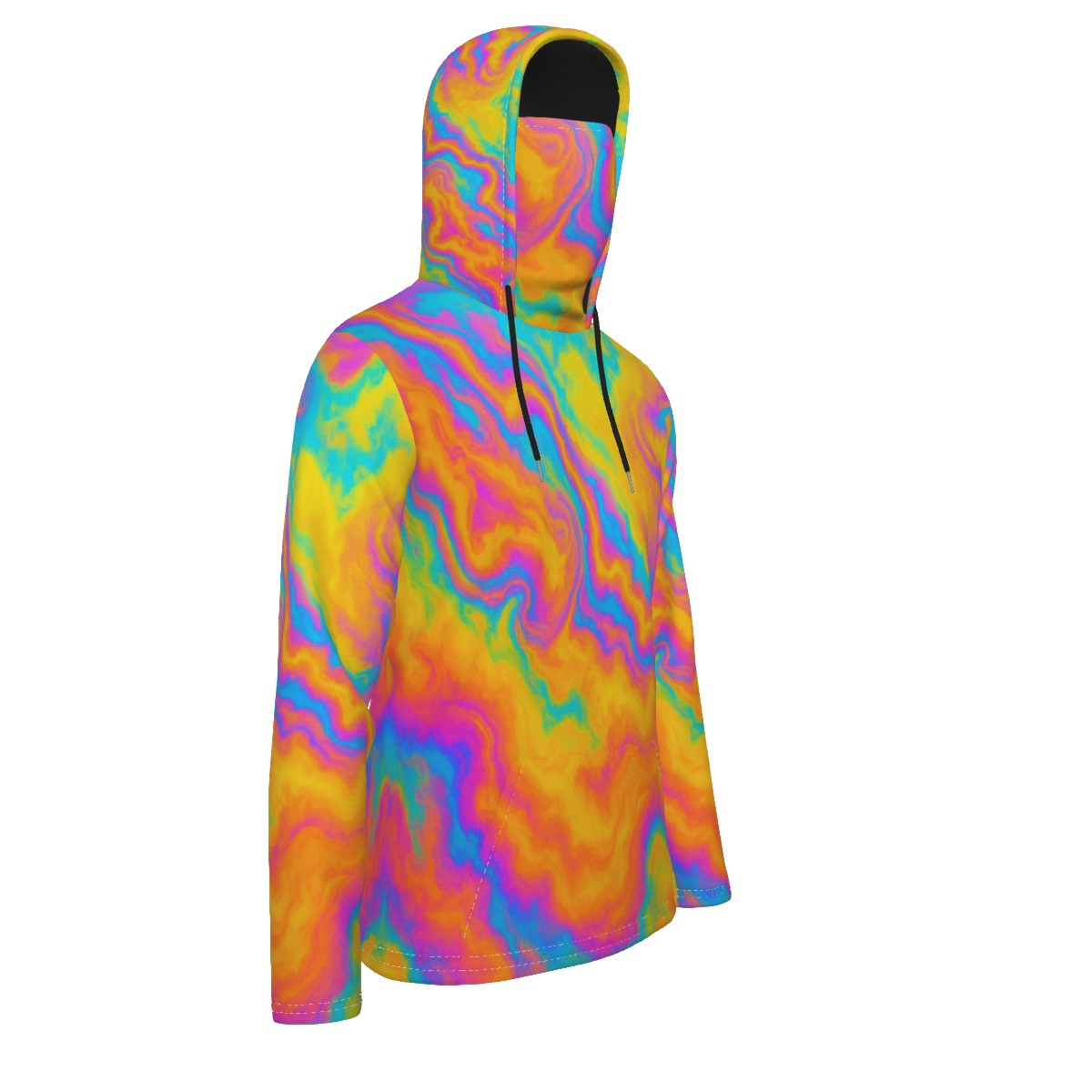Men's Pullover Hoodie With Mask - view 4