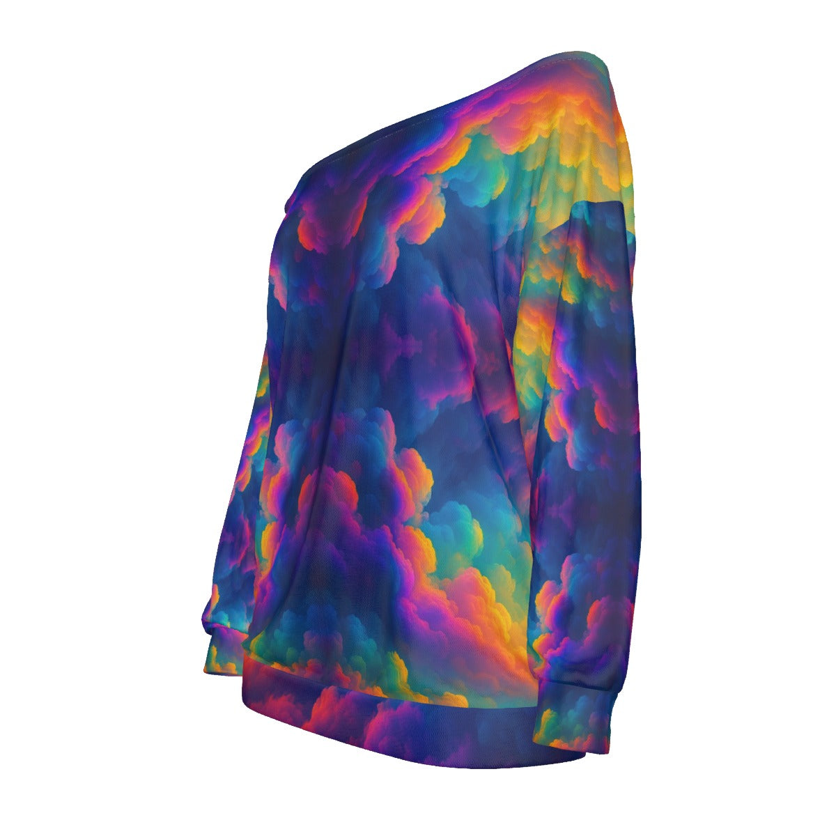 Women's Off-Shoulder Sweatshirt