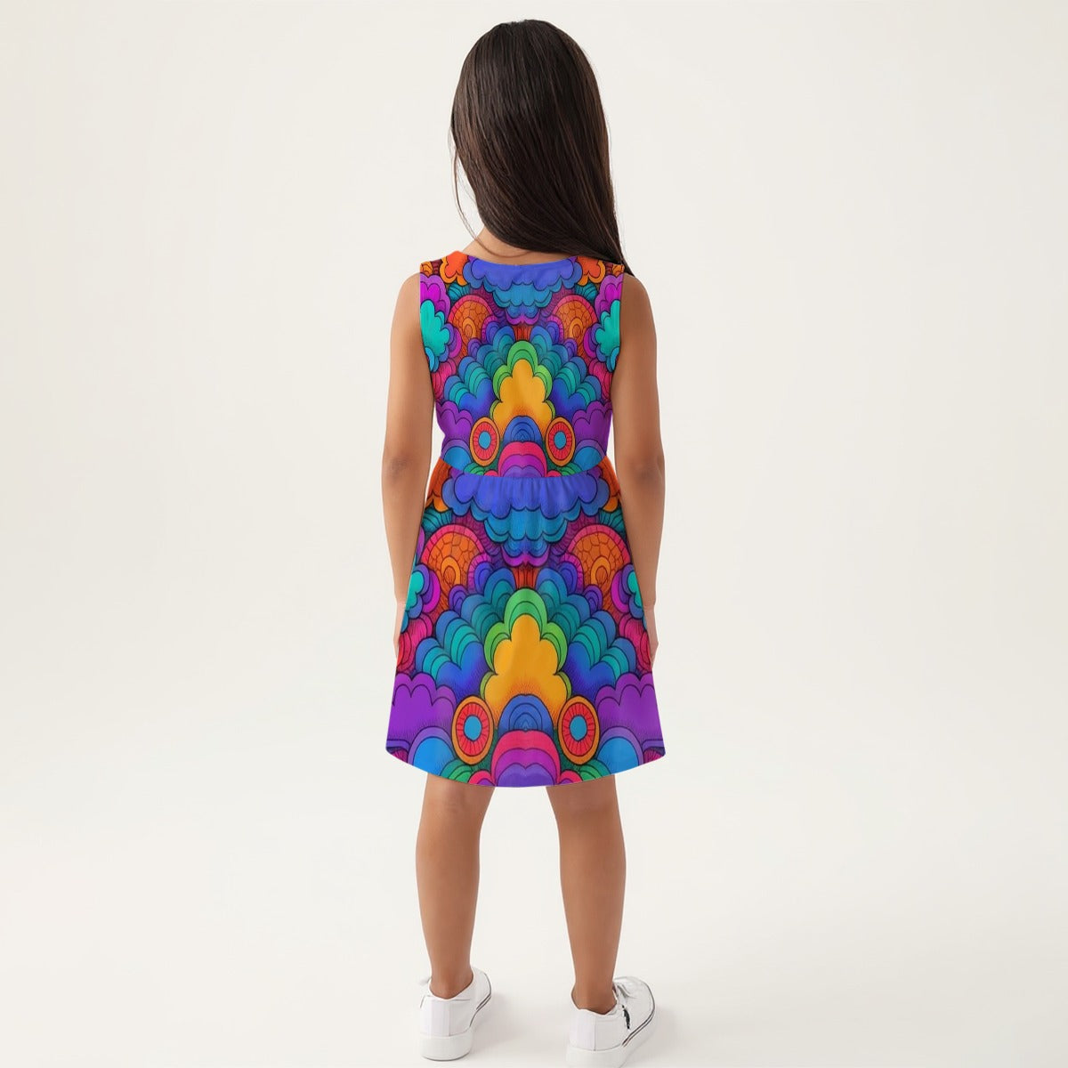 Unisex Girls Sleeveless A-Line Dress