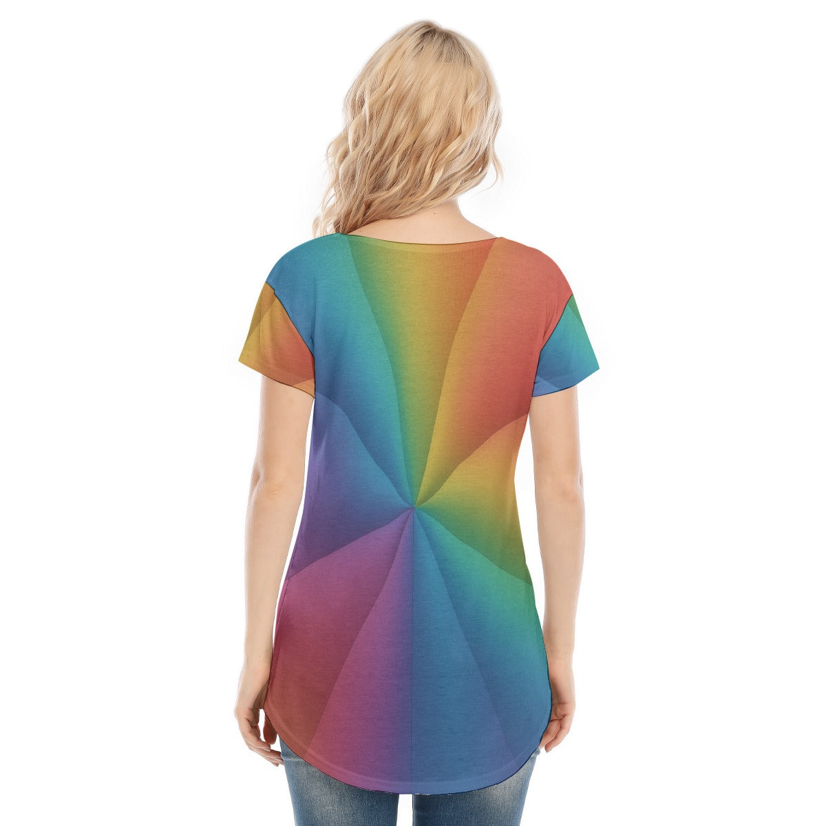 Women's V-neck Short Sleeve T-shirt