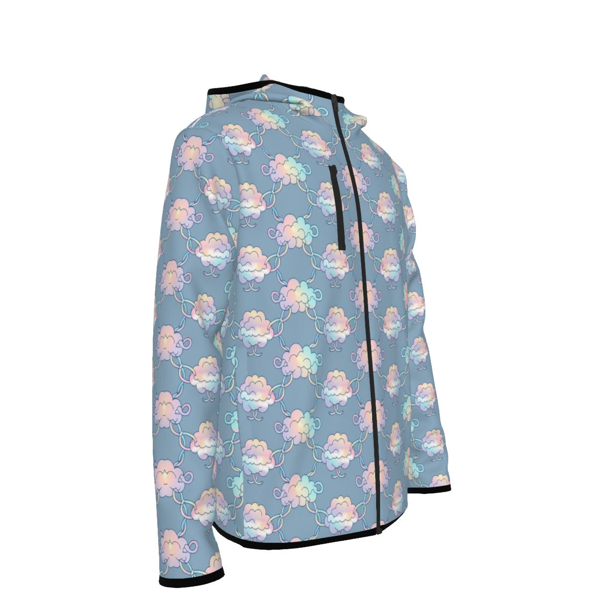 Men's Stylish Hoodie with Thumb Hole Design - view 4