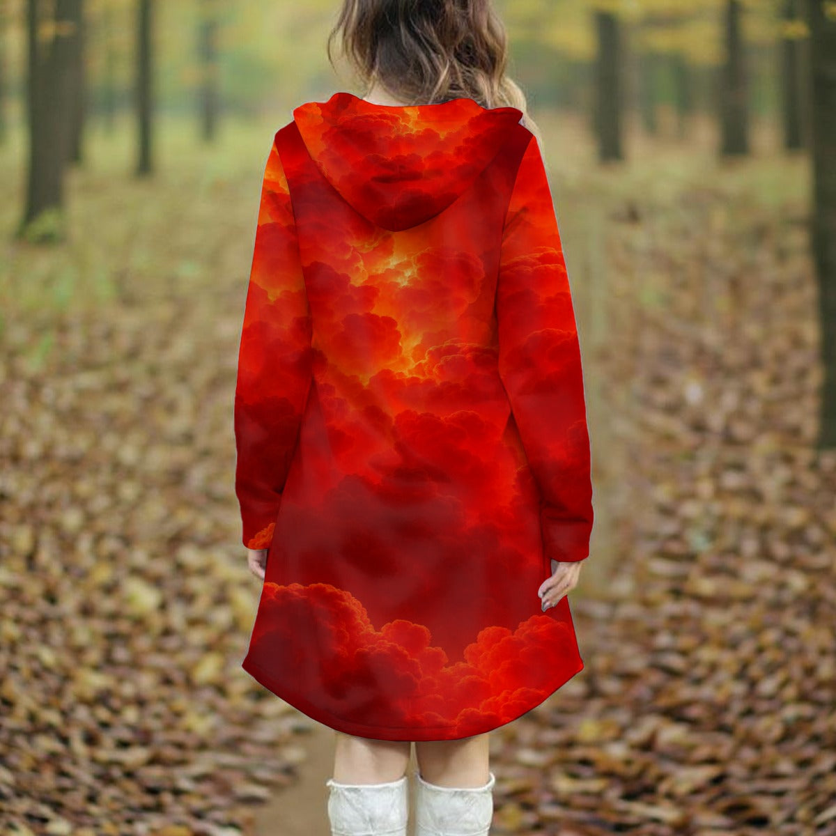 Women's Longline Hoodie Dress