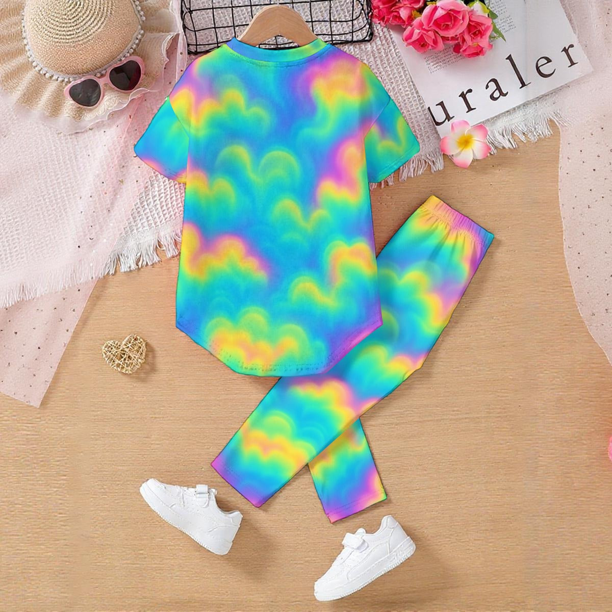 Unisex Kids' Casual Top and Pants Set