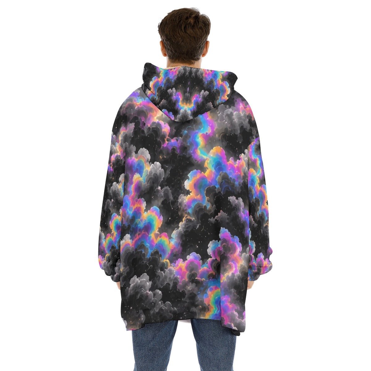 Unisex Sherpa Fleece Hoodie Blanket by O’Nimbus – view 4