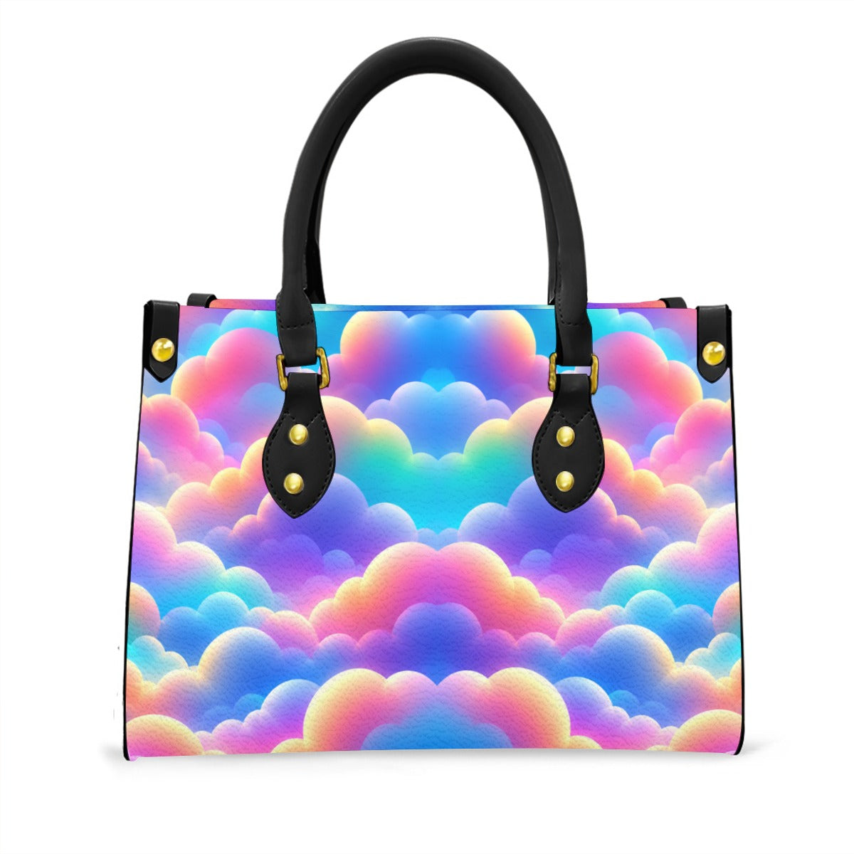 Women's Tote Bag With Black Handle