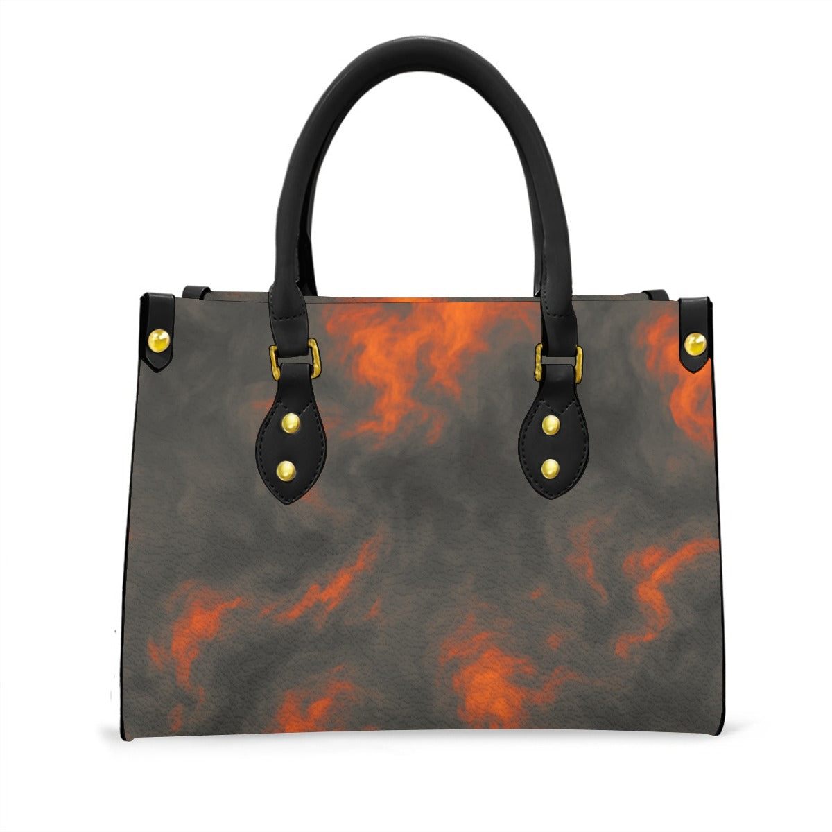 Women's Tote Bag With Black Handle