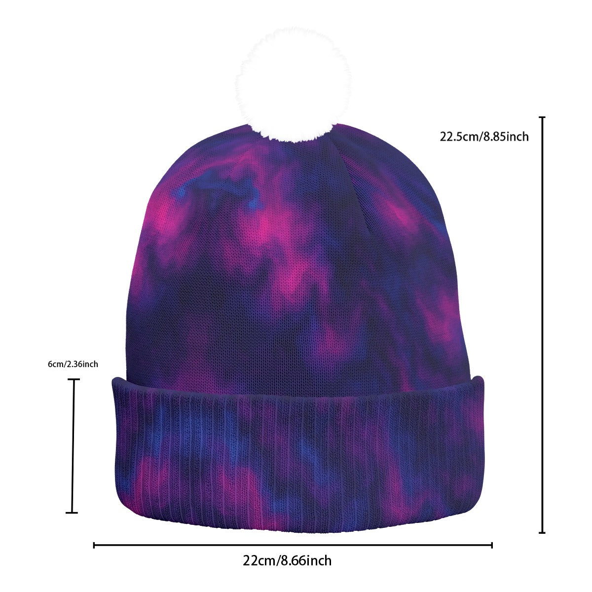 Unisex Knitted Hat With Pom-Pom