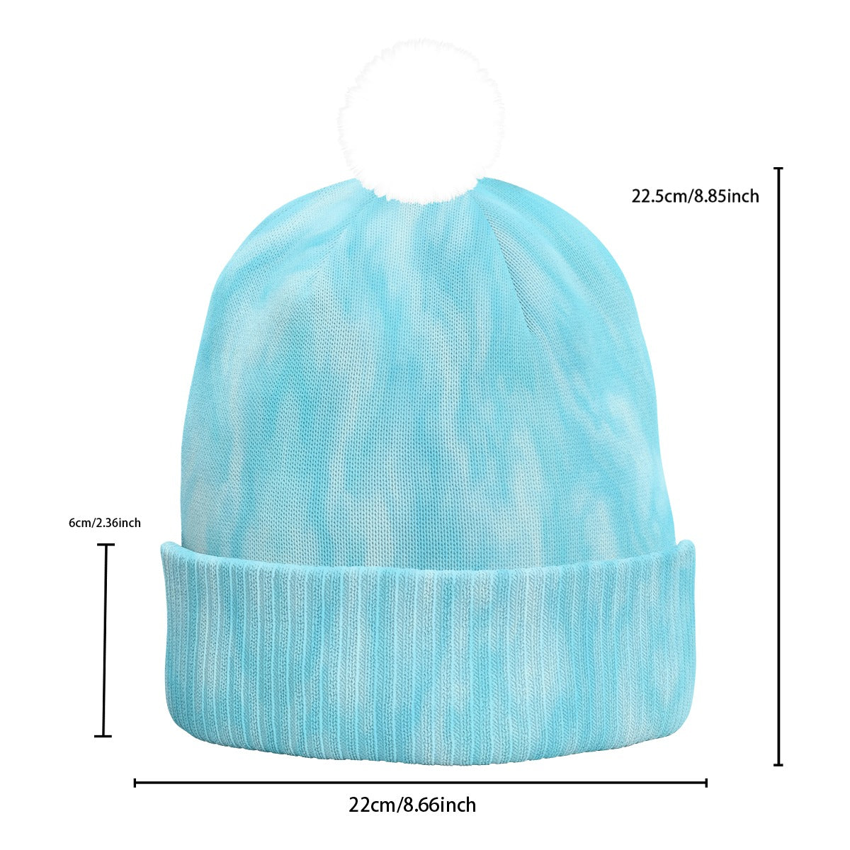 Unisex Knitted Hat With Pom-Pom