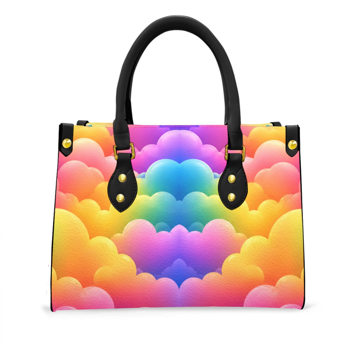 Women's Tote Bag With Black Handle
