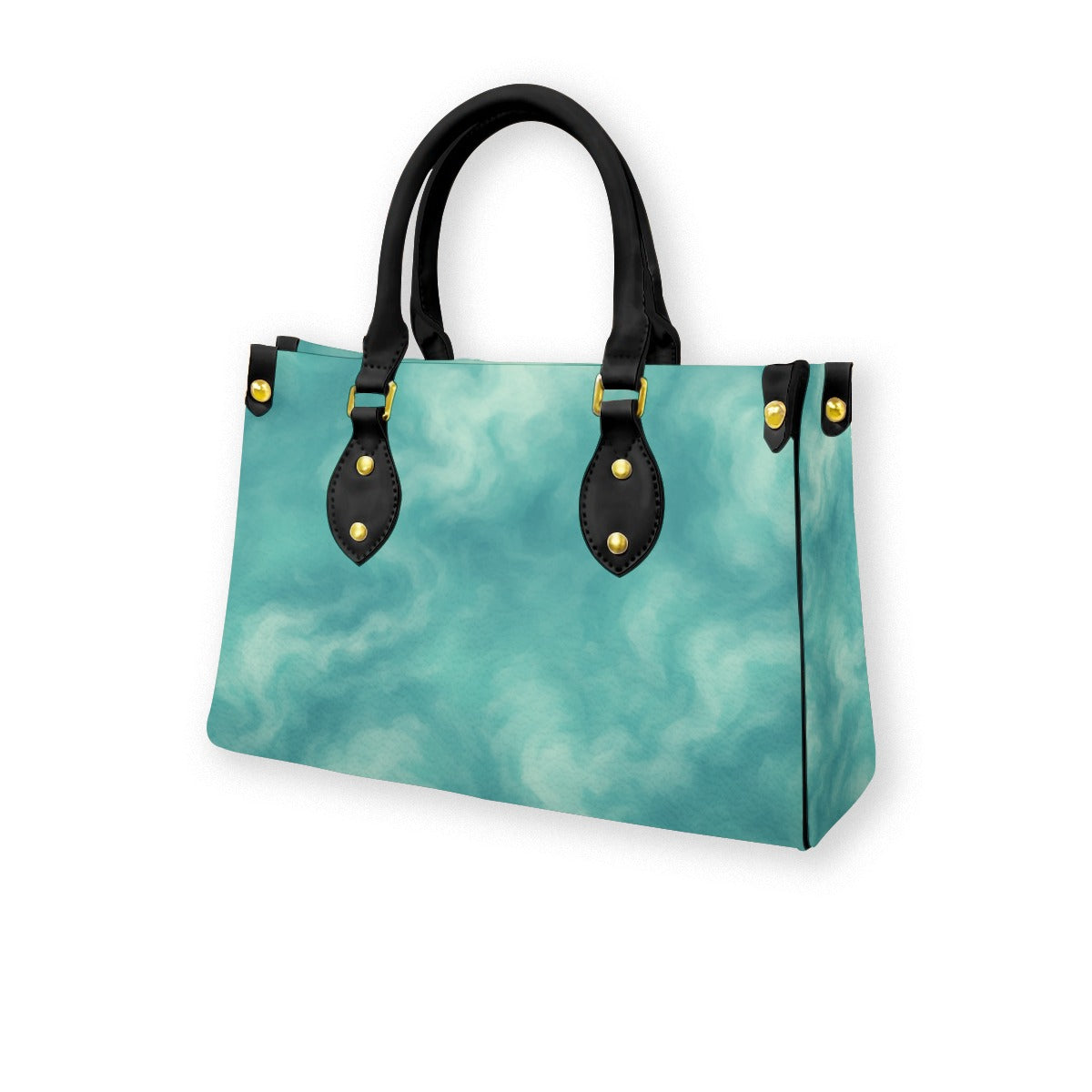 Women's Tote Bag With Black Handle