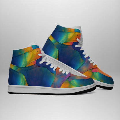 Women's Synthetic Leather Stitching Shoes