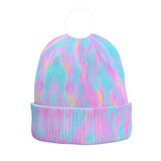 Unisex Knitted Hat With Pom-Pom