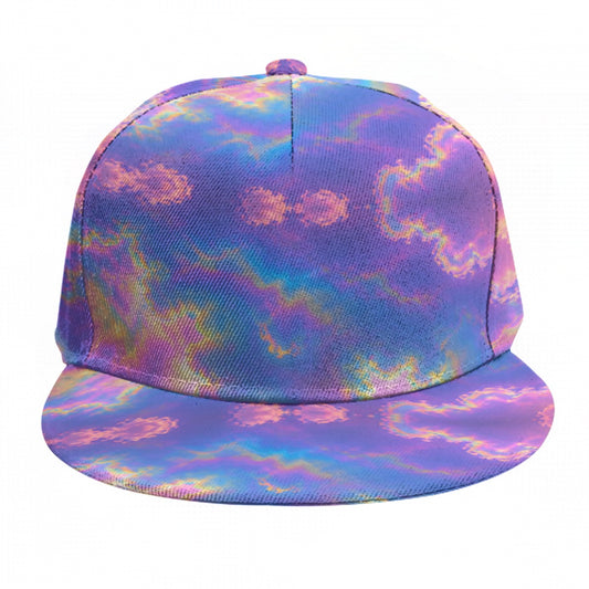 Baseball Cap With Flat Brim