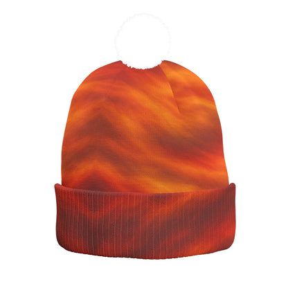 Unisex Knitted Hat With Pom-Pom