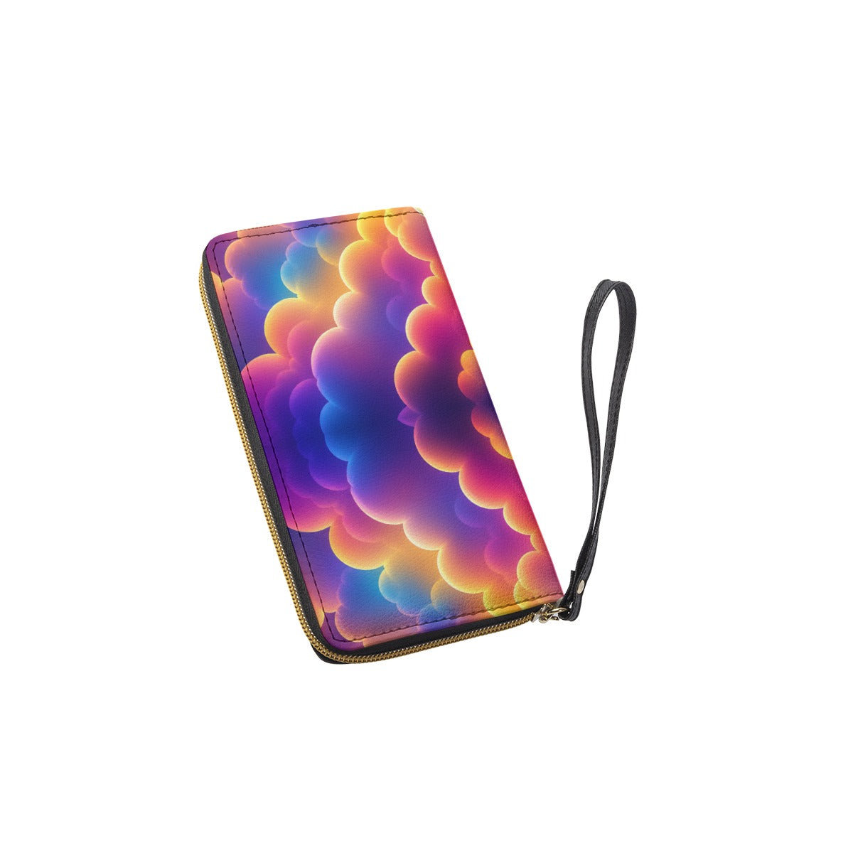 Long Wallet With Black Hand Strap