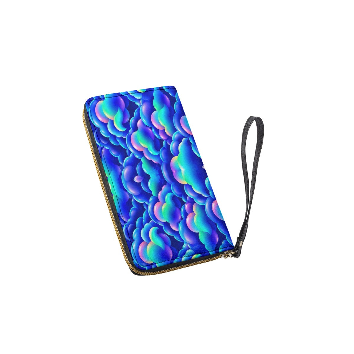 Long Wallet With Black Hand Strap