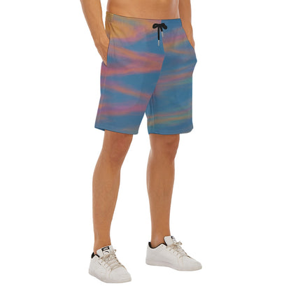Men's Beach Shorts With Elastic Waist