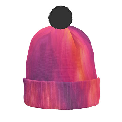 Unisex Knitted Hat With Pom-Pom