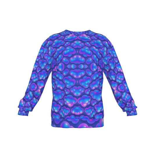 Men's Drop Shoulder Round Neck Long-Sleeved Sweatshirt