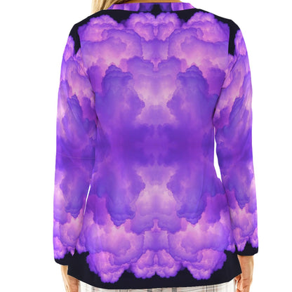 Women's Loose V-Neck T-Shirt With Long Sleeve