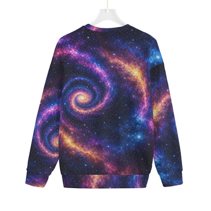 Unisex Drop-shoulder Knitted Fleece Sweater - view 2