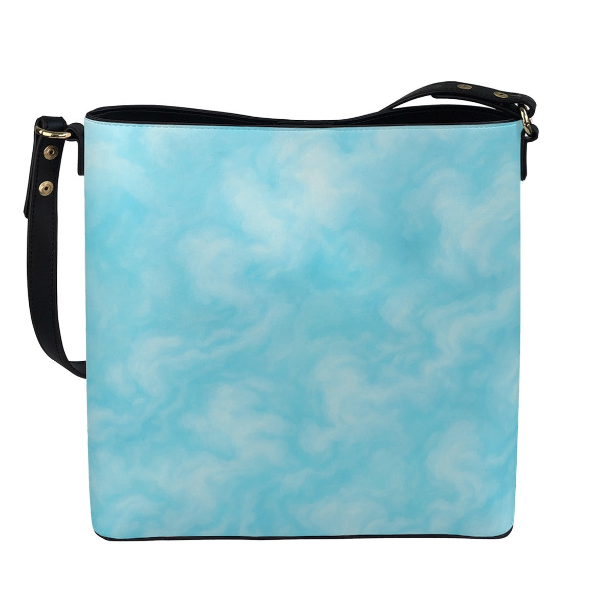 Unisex Minimalist Square Crossbody Bucket Bag