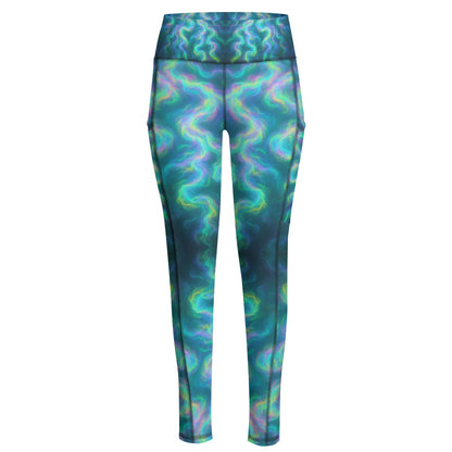 Women's Yoga Leggings With Side Pockets|210GSM