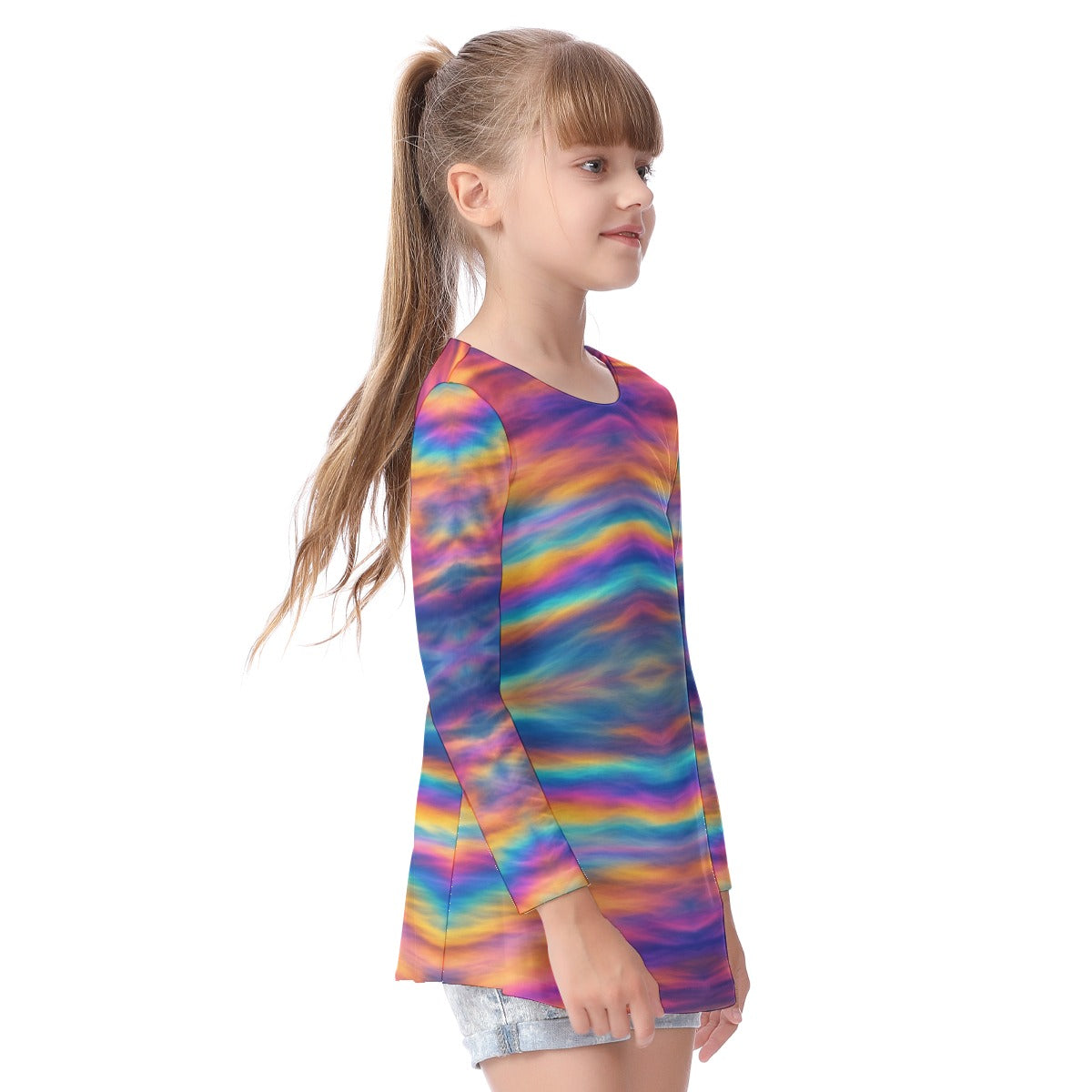 Unisex Kid's Long Sleeve O-neck T-shirt