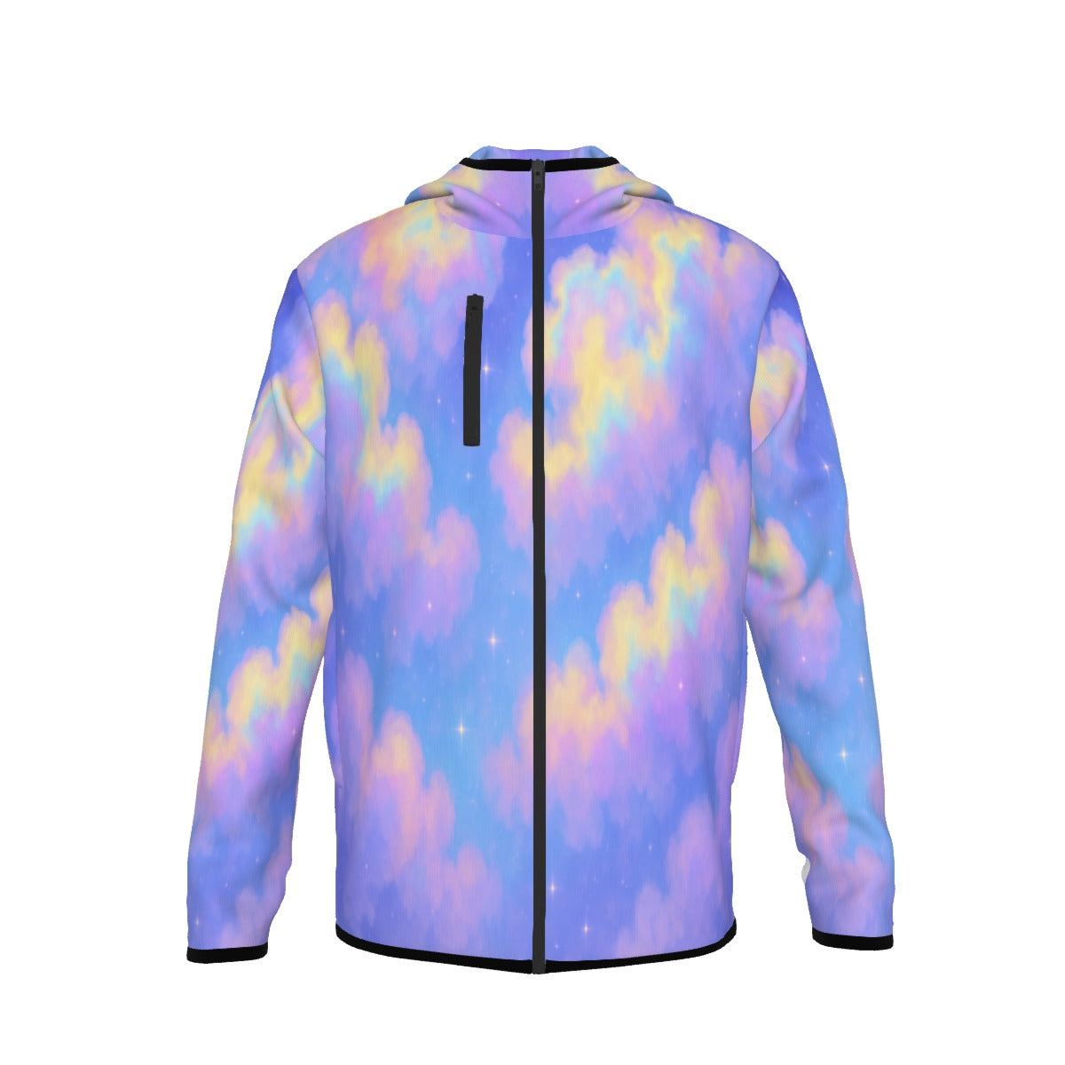 Men's Stylish Hoodie with Thumb Hole Design - view 1
