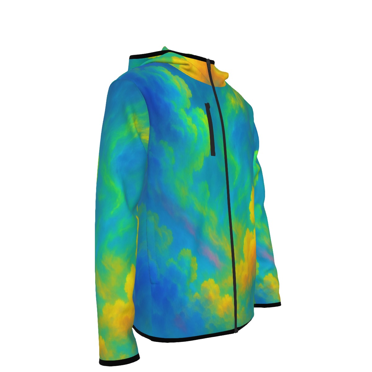 Men's Stylish Hoodie with Thumb Hole Design - view 4