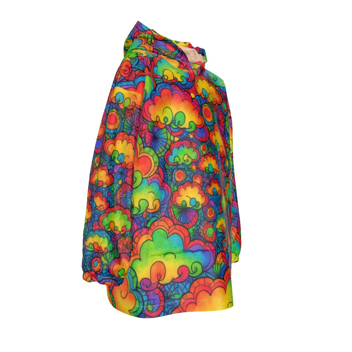 Unisex Kid's Sherpa Fleece Hoodie Blanket