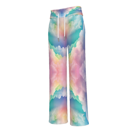 Women's High-waisted Straight-leg Trousers