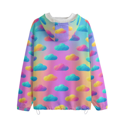 Unisex Pullover Jacket With Zipper Closure
