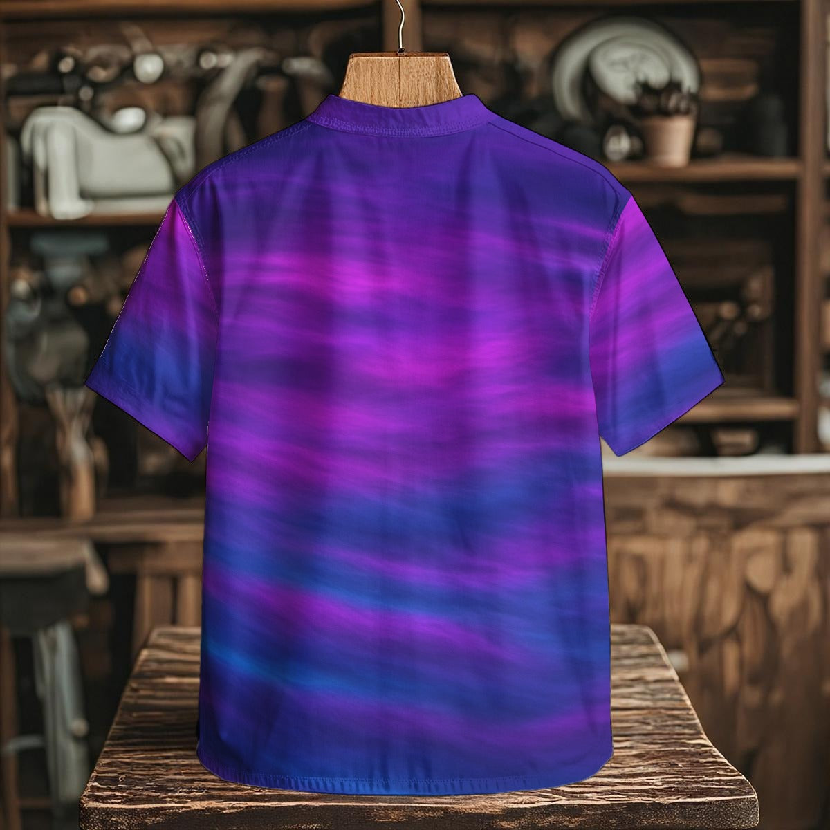 Men's Henley Shirt With Chest Pocket