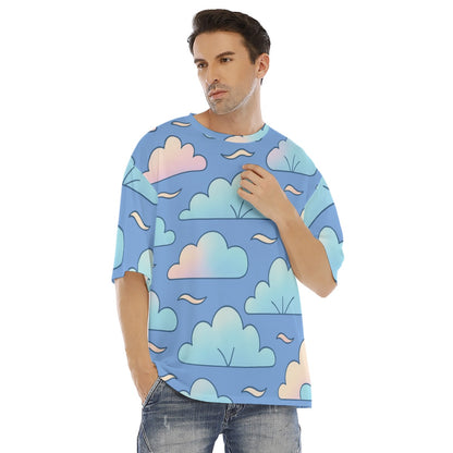 Men's Drop Shoulder T-shirt With Short Sleeve