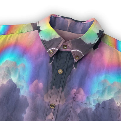 Men's Casual Lapel Long Sleeve Shirt|125GSM Cotton